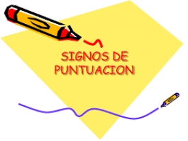 Signos de puntuación